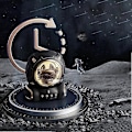 Pikkukuva 2 / 4: Luova astronautti langaton Bluetooth-kaiutin mini kannettava matkapuhelin subwoofer ulkokäyttöön pieni audio musta