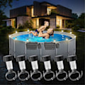 Miniatyrbild 2 av 5: 6 st Solar Pool Light Vattentät LED för swimmingpool