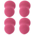 Pikkukuva 4 / 8: FOCALLURE 4kpl Wet Dry Dual Use Makeup Puff Soft Loose Powder Puff Set FA136 (viininpunainen)