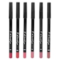 Miniatyrbillede 1 af 8: 6 stk. Lip Liner Professionel vandtæt mat Langvarig Læbeblyant Pigmenteret kosmetik #02