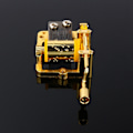 Miniatyrbillede 6 af 8: Cool 18 toner DIY Mechanical Musical Box Golden Music Movement