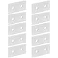 Miniatyrbillede 8 af 8: 10 stk. Sammenføjningsplade aluminium flad forbindelsesarmering Lodret forbindelsesværktøj 3030-2 hul