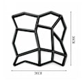 Miniatyrbillede 3 af 5: 36*36cm Betonform Sidewalk Form Formwork Form Plastformer til Betonplader til Have