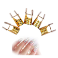 Miniatyrbild 3 av 8: Återanvändbar nagelförlängningsguide Justerbara franska nagelformstips Nagelkonstformar för akryl UV-gelnagelbyggnad