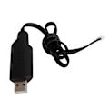 Miniatyrbilde 2 av 8: USB-laderkabel for rask lading, plug and play, bærbar for WLtoys XK K200 RC-helikopter