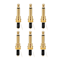 Miniatyrbillede 2 af 8: 100 stk. 2-polet 3,5 mm mono hovedtelefonstik stik udskiftning DIY AUX adapter reparation