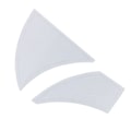 Miniatyrbillede 8 af 8: 2 stk. akryl sy lineal vridet pinwheel skabel lineal til professionelle designere og skræddere 12 tommer og 14 tommer