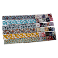 Miniatyrbild 8 av 8: 36 st Jelly Roll Tyg Rik Färg Bred Applikation Mjuk Ren Bomull Quiltning Tyg för Kläder Duk DIY