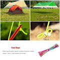 Miniatyrbillede 1 af 8: Udendørs Multifunktion Paracord Reb Parachute Line Overlevelsesudstyr Klatrereb