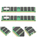 Miniatyrbild 8 av 8: 2 st Minnesmoduler Desktop Full Kompatibel Dubbelsidig 16‑Korna DDR 1GB 226Mhz PC‑2100