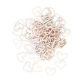 Miniatyrbillede 5 af 8: 200 stk. hjertepynt - Delikate hule hjerteformede træpynt til scrapbooking, DIY-håndlavede håndværk