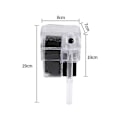 Miniatyrbillede 3 af 3: Hang On Eksterne Iltpumper Vandfilter til Akvariefisketank - Mini Vandfaldsdesign