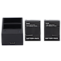 Miniatyrbillede 6 af 8: Kamera Batteri Oplader Hurtig Dobbelt Slot Batteri Oplader med 2 Batterier Kompatibel til Hero 2 3