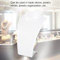 Miniatyrbild 5 av 8: Halsband Örhängehållare Skyltdocka Huvud Bystställ Modell Shop Smycken Displayställ (Vit)