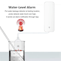 Miniatyrbild 5 av 5: Tuya Zigbee Smart Vattenläckagesensor Vattenöverflödesnivådetektor