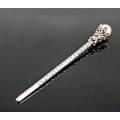 Miniatyrbilde 3 av 3: Rhinestone- og perlehårstikk - Vintage hårspenne (Kaffe)