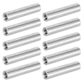 Miniatyrbillede 3 af 8: 10 stk. Aluminiumslegeringssøjle Rund Hunkøjet Afstandsstykke Støtte Fastgørelseselementer M4x0,7mm Lang 32mm
