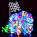 Miniatyrbilde 2 av 5: LED Solcelle Lyslenke for Hage Juledekorasjon Eventyrlys Utendørs Bryllupsfest Lampe IP65 Vanntett ABS FargetLys 32M300LEDS