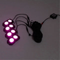 Miniatyrbilde 5 av 5: LED Rock Lights RGB Rock Lights Fjernkontroll LED Neon Underglow Lys