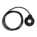 Miniatyrbillede 7 af 8: Elektrisk cykel pedalassistanssensor Anti Slip Sensitive Elektrisk cykel Dual Hall Sensor med Vandtæt Interface 36V 48V