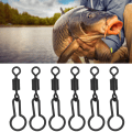 Miniatyrbilde 6 av 8: 60 stk 2,8 cm/1,1 tommer karpefiskesvinger for tilkobling av PVA-nettingsveske Fisketilbehør Terminalutstyr