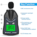 Miniatyrbillede 2 af 5: Digital Lydniveau Måler - 30-130dBA Støjvolumen Måleinstrument med Max/Min Hold Data og LCD Baggrundsbelysning
