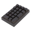 Miniatyrbilde 3 av 8: 21 taster numerisk tastatur RGB bakgrunnsbelyst ergonomisk lite mekanisk numerisk numerisk tastatur for bærbar datamaskin Svart