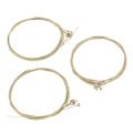 Miniatyrbild 2 av 8: 3Set Universal Steel Acoustic Folk Guitar Strings Replacement Musical Instrument Accessories 3Set Brass Strings