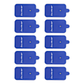 Miniatyrbild 2 av 8: 10st TENS Unit Pads Elektrodplåster Irriterande elektrodterapiplåster för elektroterapi Blå