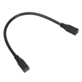 Miniatyrbilde 8 av 8: Mini DP-kabel 0,3 m MiniDP-hun til hunn-testforlengelseskabel Mini DisplayPort-kabel for datamaskin