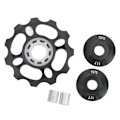 Miniatyrbilde 7 av 8: Sykkel bakre derailleur trinse 11T keramiske lagre CNC aluminiumlegering sykkel styrehjul for 8 9 10 11 hastighets derailleur svart