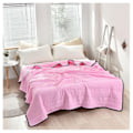 Miniatyrbillede 1 af 3: Ultrasoft Pink Kølende Tæppe til Dobbelt-Enkelt Senge - 100x150 cm, Vaskbar