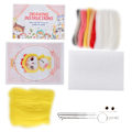 Miniatyrbilde 2 av 8: Nålefilting ull kjemisk fiber plysj dukke making DIY materiale nål håndlaget håndverk(200# Kylling )