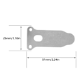 Miniatyrbilde 8 av 8: 5 stk Ventilplate Tungeform Metall Luftkompressortilbehør 57mm Lang