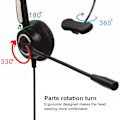 Pikkukuva 8 / 8: H500 3.5 Plug Headphone Puhelin Liikennekuulokkeet Call Center Communication Computer Headset