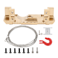Miniatyrbilde 1 av 8: RC-bil Messing Front Servo Stand Mount Vinsch Hjul Tilbehør Passer til TRX4 1/10 RC Crawler