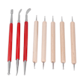 Miniatyrbillede 4 af 8: Dobbelt End Tracing Dotting Stylus Lille Bærbar Gravering Stylus Sæt til Modellering Udskæring Glatning Ler