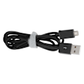 Miniatyrbild 8 av 8: 2 st 1 m telefonladdningskabel Micro USB snabbladdningskabel PVC-datakabel för AndroidBlack