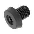 Miniatyrbilde 6 av 8: Billiard Cue Bottom Cover Aluminium Alloy Plastic Rear Plug Pool Stick Bumper Protector Black