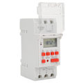 Miniatyrbilde 5 av 8: DC 24V 30A Ukentlig 12/24 timer Timerbryter LCD På Av Kontroll Programmerbart tidsrelé