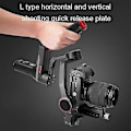 Miniatyrbillede 2 af 5: Vertikal Quick Release Plade til Weebill S Crane2/3 Stabilisator Tripod Gimbal Bot - Slr Kamera Generel