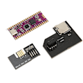 Miniatyrbillede 7 af 8: til RasPi Flexible Microcontroller Board Dual Core 264KB ARM Cortex M0+processor med SD2SP2 Pro Micro Storage Card Adapter