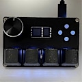 Miniatyrbild 5 av 5: 4 Key Mini O3C++ OSU Anpassat Gaming Tangentbord Magnetisk Rosa Switch Tangentbord Ratt Skärm Kopiera Genväg