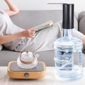 Miniatyrbillede 5 af 8: Vandflaske Dispenser Foldbar USB Genopladelig Automatisk Bærbar Elektrisk Vand Dispenser Pumpe Sort 4W