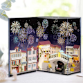 Miniatyrbild 7 av 8: DIY Miniatyrhus i trä, serie med böcker, leksak för barn, heminredning, födelsedagspresent N-001