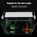 Miniatyrbilde 4 av 8: Klips på akvarium mini LED-lys utvidbar fisketanklampe EU-plugg 220V