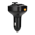 Miniatyrbillede 6 af 8: Bluetooth bilmusikadapter oplader farverige lys spændingsdetektering automatisk slukning hukommelsesfunktion billader C22