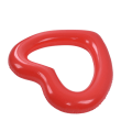 Miniatyrbillede 5 af 8: Svømme Ring PVC Oppustelig Hjerteformet Flydende Bærbar til Pool Strand Rejse