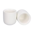 Miniatyrbild 8 av 8: 2 st Bevel Keramiska Kaffe Mugg 100ml Tjockare Handgjord Kaffe Mugg för Hemma Kontor RestaurangMatt Vit