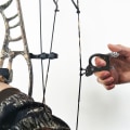 Miniatyrbillede 4 af 8: Bueskydningsfrigøringshjælpemidler 3-fingergreb tommelfinger-caliper-udløser til tilbehør til sammensat bue (sort)